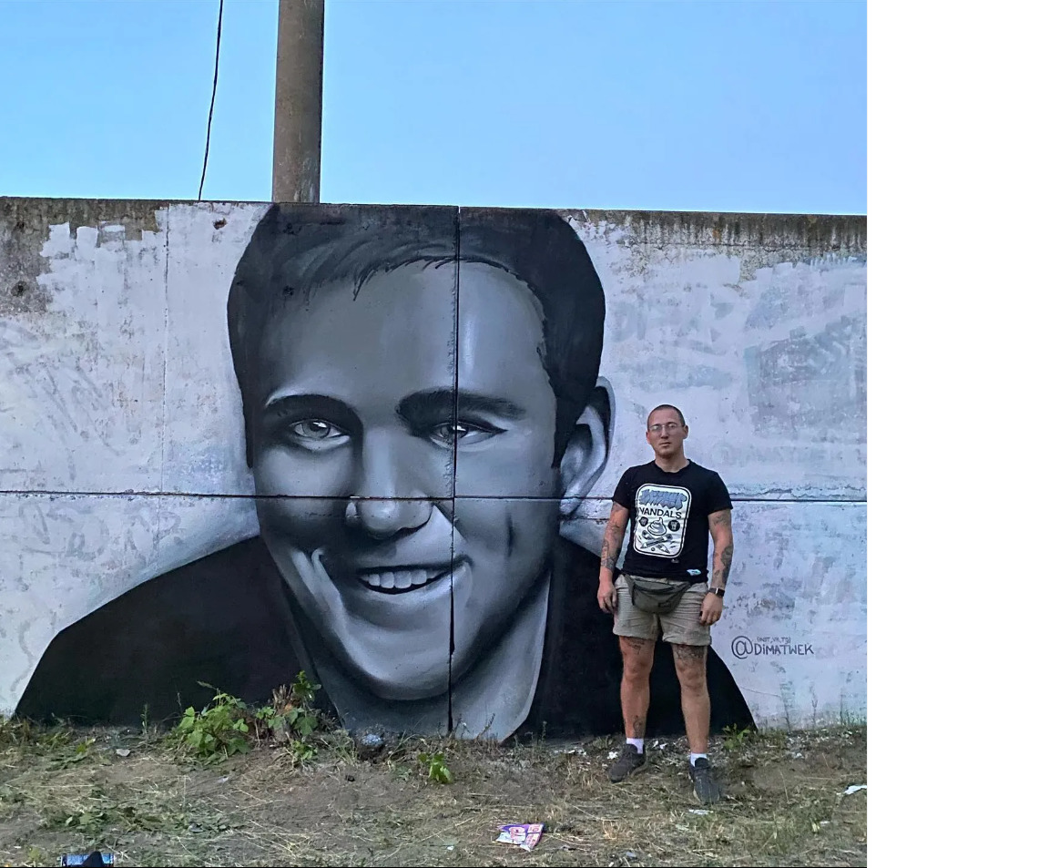Нижегородский художник нарисовал граффити Юрия Шатунова