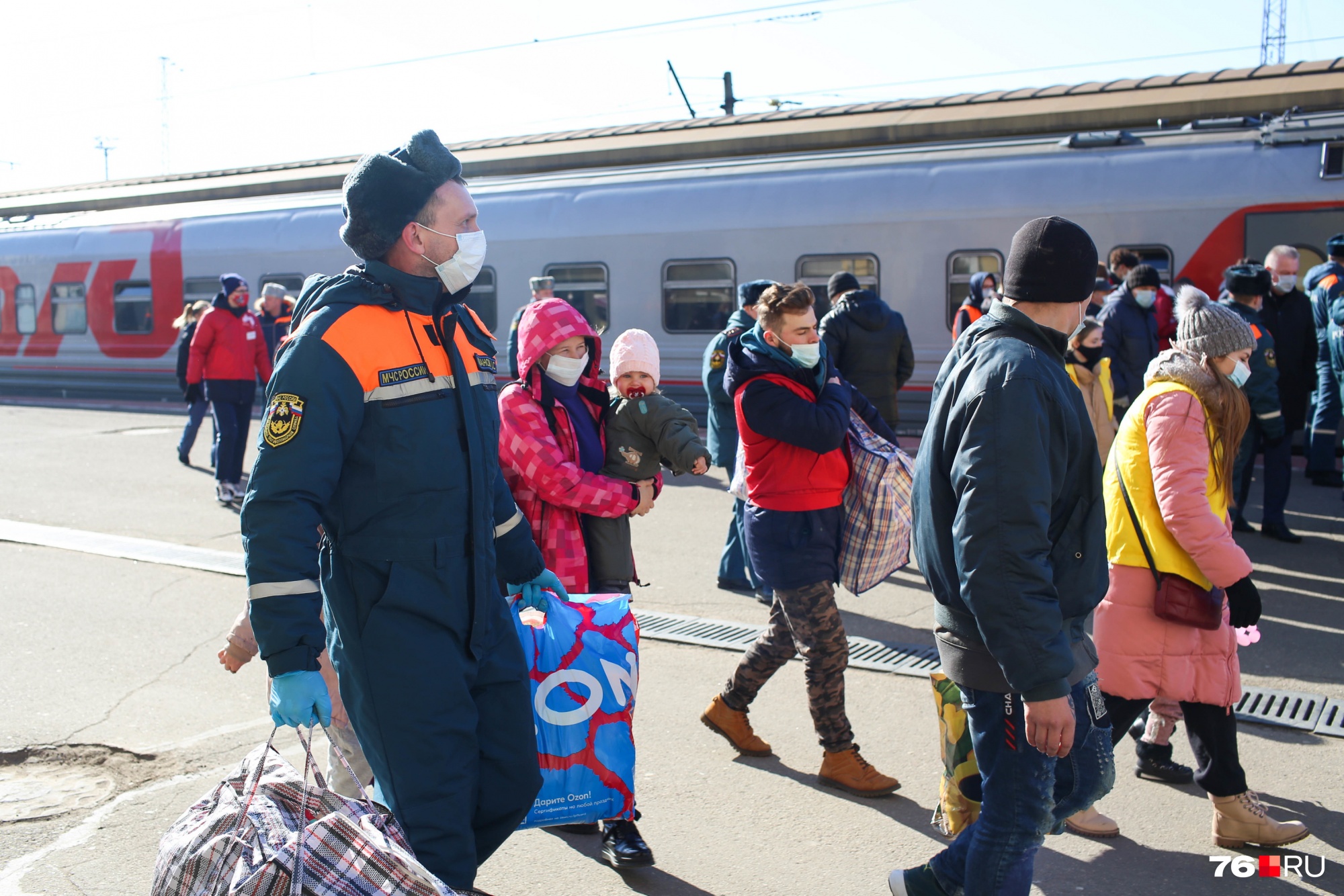 Беженцы из Донбасса прибыли в Ярославль