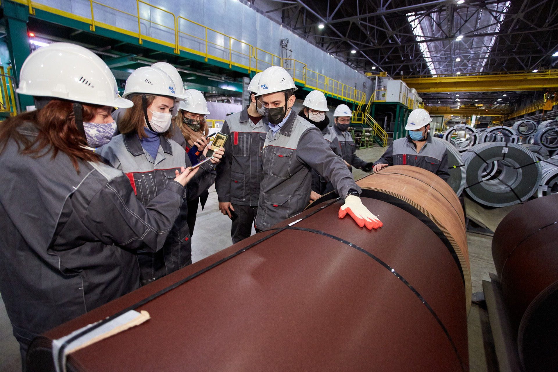 В металлопрокате SteelArt интересен не только рисунок, но и сама текстура В металлопрокате SteelArt интересен не только рисунок, но и сама текстура