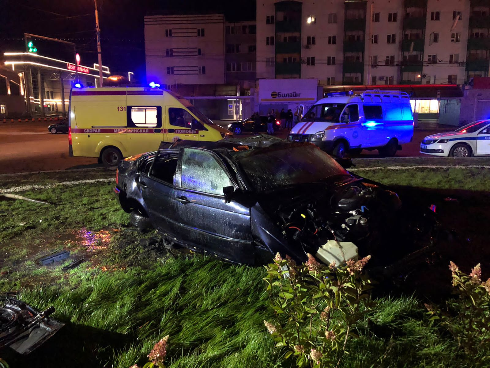 Водитель и пассажир попали в больницу