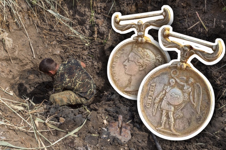 Медаль нашли во время раскопок в Городищенском районе Медаль нашли во время раскопок в Городищенском районе