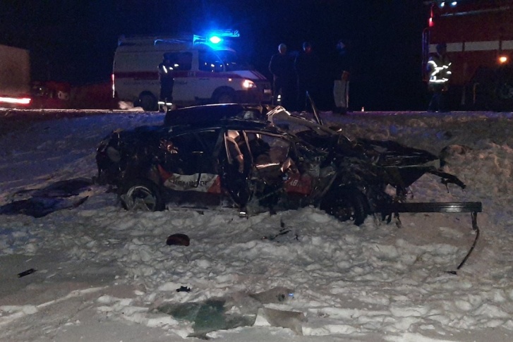 Трагедия случилась на на 195-м километре федеральной автодороги Тюмень — Ханты-Мансийск