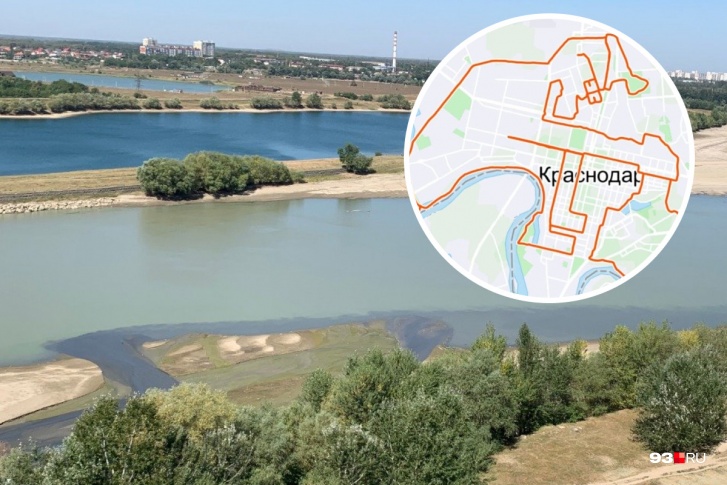 Сливы в реку Кубань замечали в разных районах города Сливы в реку Кубань замечали в разных районах города