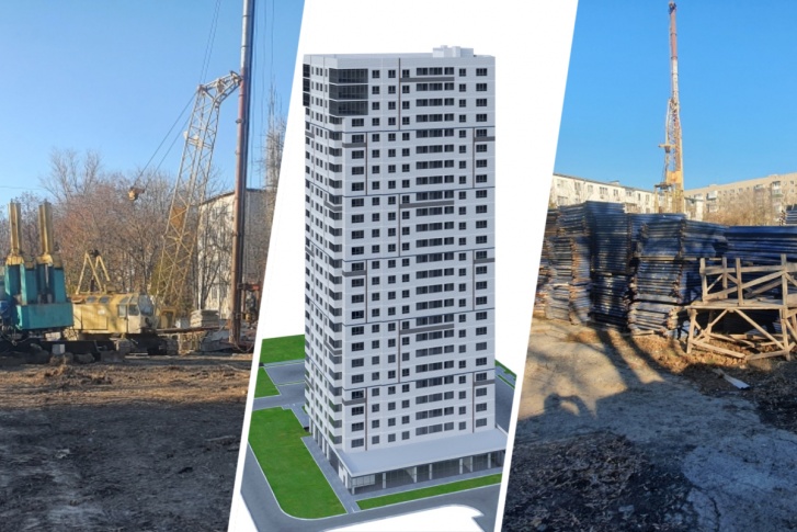 В Ростове за парком «Плевен» начали строить 25-этажный ЖК