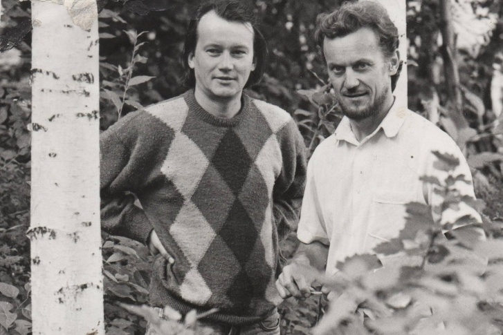 Павел Печенкин и Сергей Лепихин в молодости Павел Печенкин и Сергей Лепихин в молодости