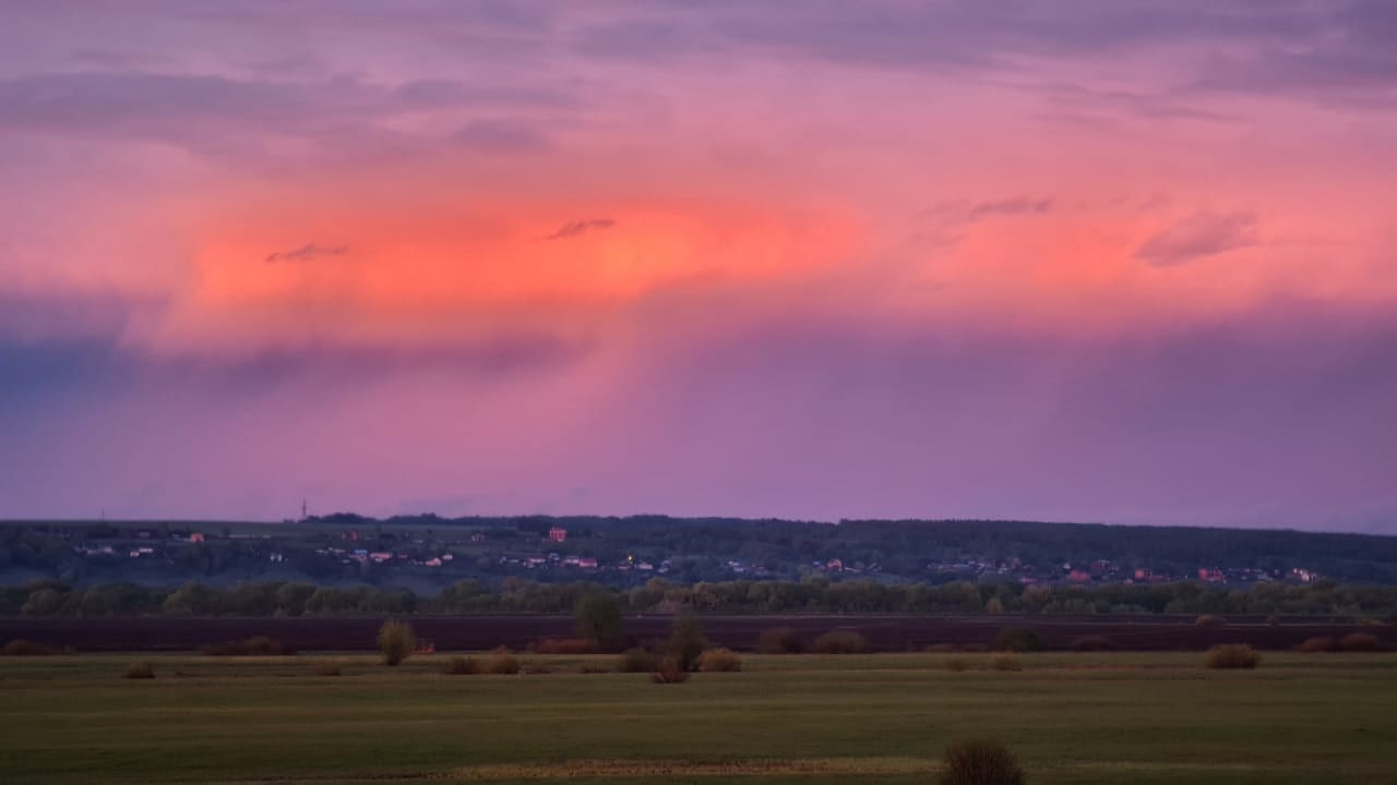Весна. Природа. Небывалый закат Весна. Природа. Небывалый закат