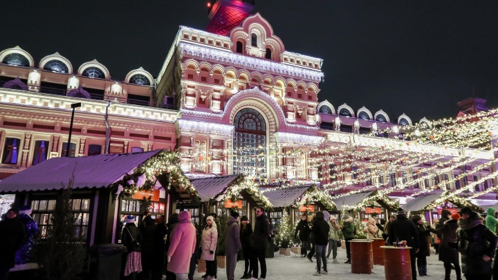 Большая часть новогоднего убранства останется в Нижнем Новгороде до весны