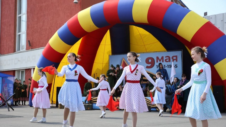 День Победы в Кемерове: большой праздничный фоторепортаж