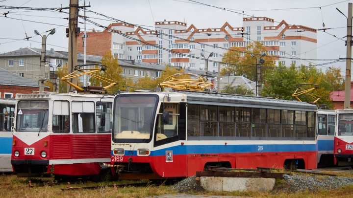 В депо остался один московский трамвай, который еще не выпускали на линию