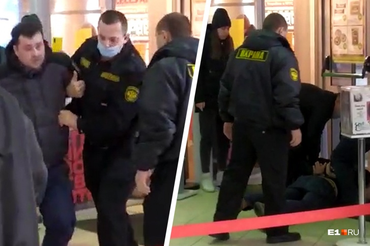 Мужчину повалили на землю и надели на него наручники Мужчину повалили на землю и надели на него наручники