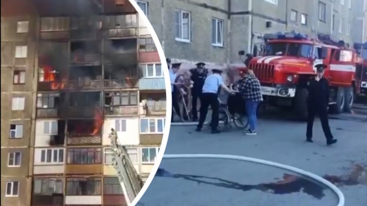В пожаре в многоэтажке Норильска подозревают двух пьяных мужчин