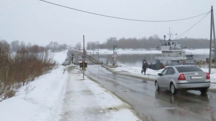 Наплавной мост через Оку в Нижегородской области временно демонтируют