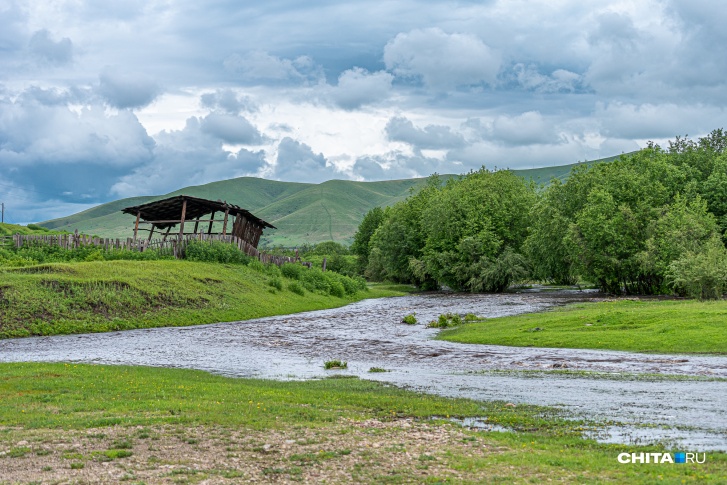 Малые реки и ручьи могут выйти из берегов в трех районах Забайкалья, на которые повлияет монгольский циклон с дождями