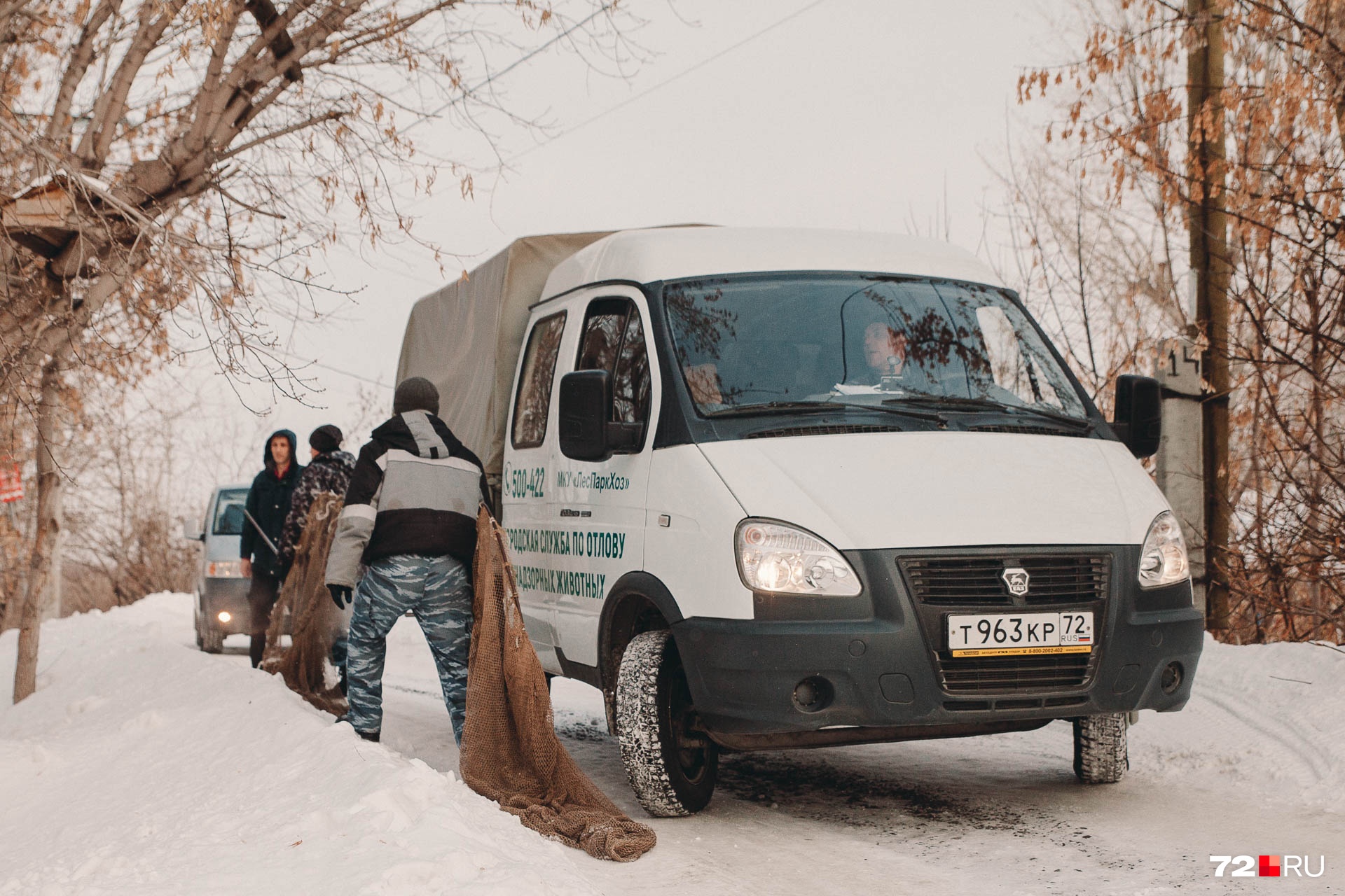 Бригада ловцов обычно состоит из двух человек Бригада ловцов обычно состоит из двух человек