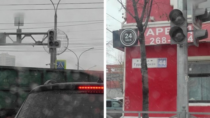 В Екатеринбурге несколько улиц встали из-за отключившихся светофоров