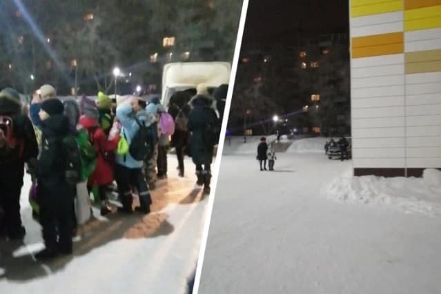 Эвакуация в школах идет с раннего утра Эвакуация в школах идет с раннего утра