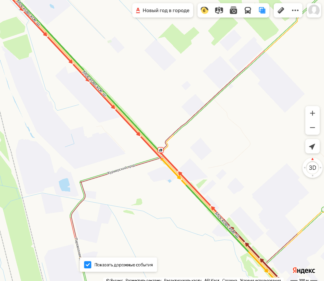 Пробки колпино в реальном времени карта