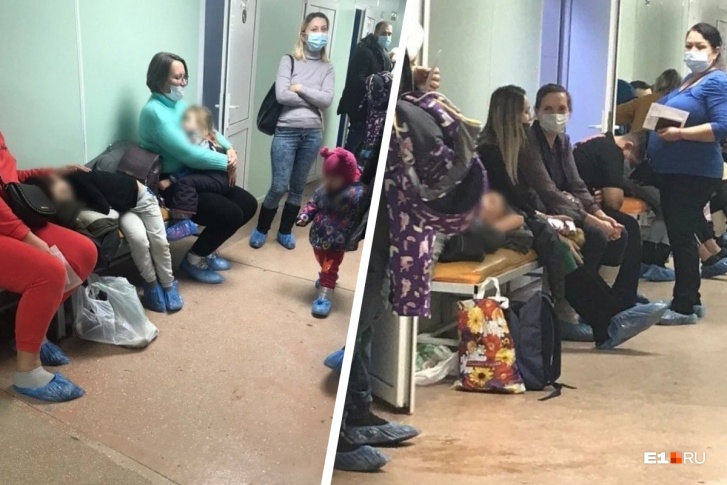 Даже по ночам в приемных покоях детских больниц Екатеринбурга не протолкнуться Даже по ночам в приемных покоях детских больниц Екатеринбурга не протолкнуться