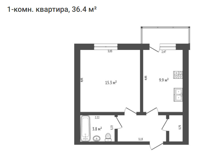 Это однушка в 36 квадратов в Подгорной части Тобольска на улице Базарная площадь. Стоит такая квартира 1,52 миллиона и уже сдана Это однушка в 36 квадратов в Подгорной части Тобольска на улице Базарная площадь. Стоит такая квартира 1,52 миллиона и уже сдана