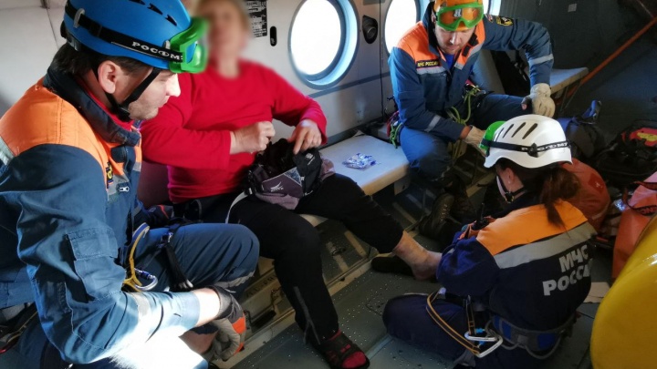 Сочинские спасатели эвакуировали туристку из Кавказского заповедника