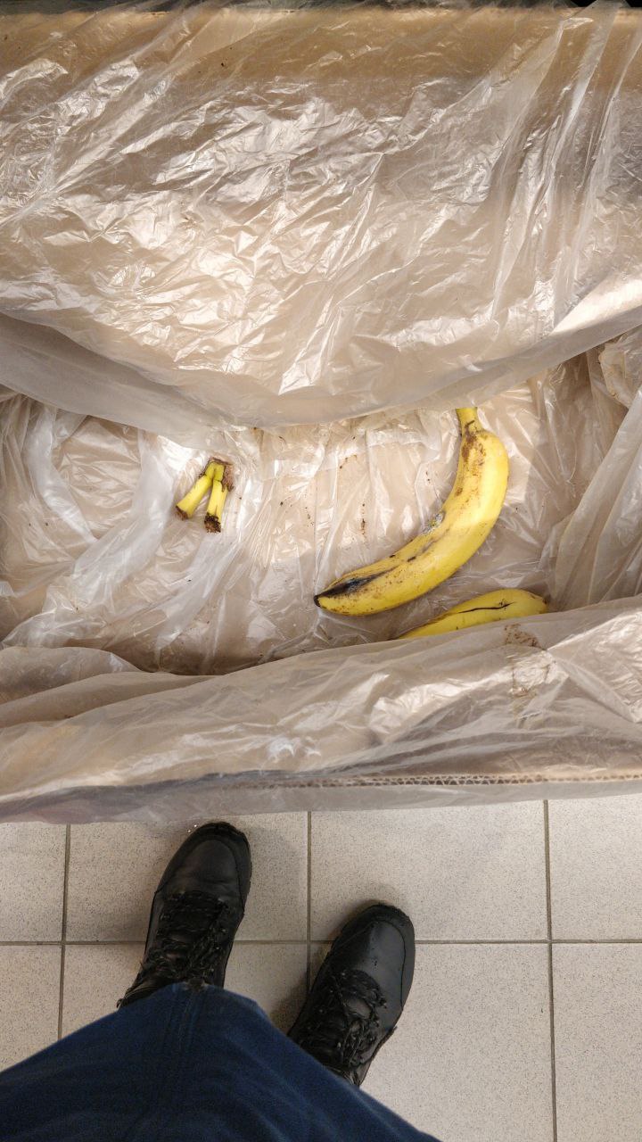 Грустная фотография бананов