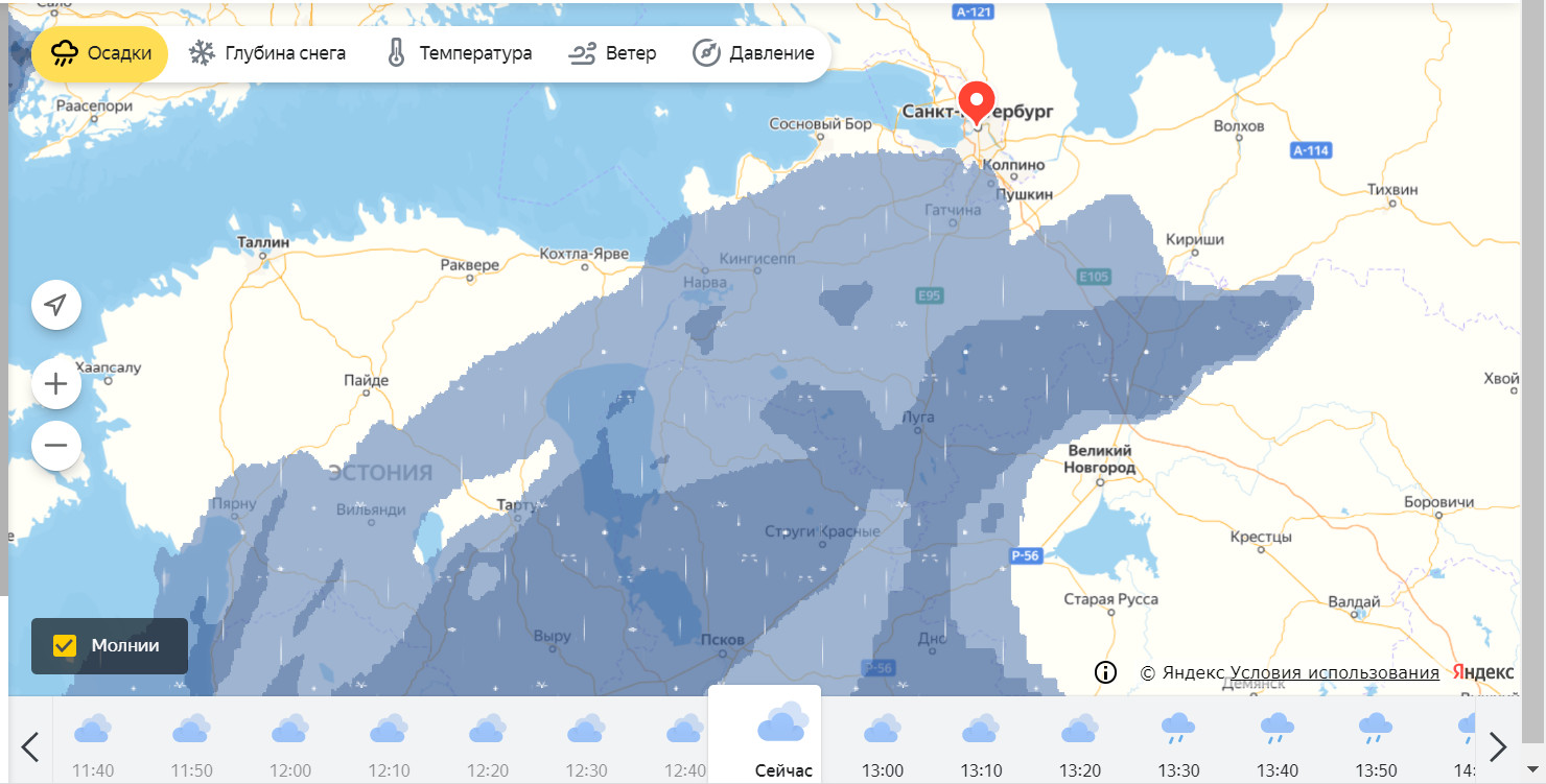 погода санкт петербург сегодня