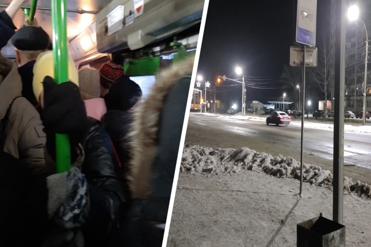 Из-за холодов автобусы не смогли вовремя выйти на маршруты, люди мерзли на остановках