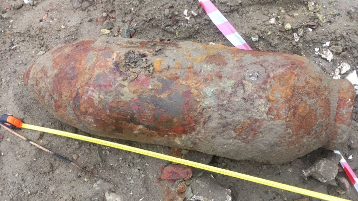 24-я за год: в Волгограде строители нашли 250-килограммовую бомбу времен ВОВ