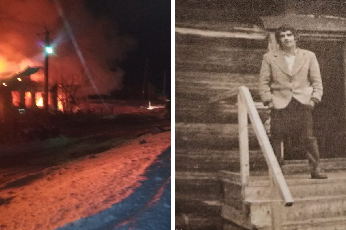 На Урале сгорел дом, где жил Леонид Брежнев. Без крыши над головой осталась многодетная семья