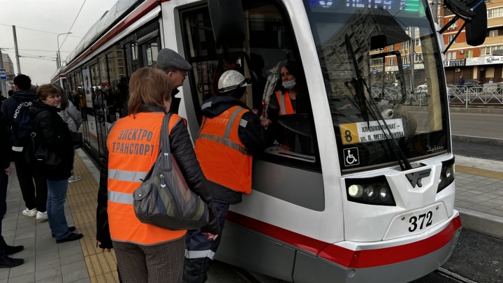 В Краснодаре трамваи № 5 и 8 изменят маршрут на несколько дней