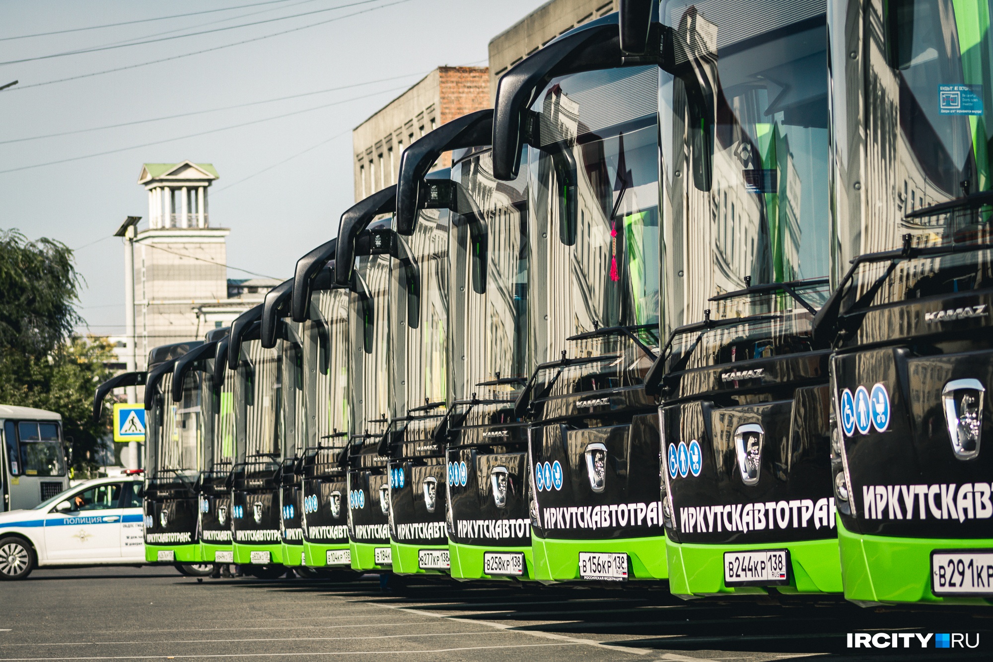 34 новых автобуса запустили на маршруты в Иркутске 5 сентября