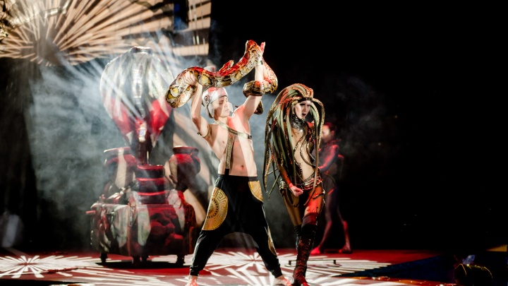 Шоу на воде и мифы Древней Греции: в омском цирке поставили приключения Одиссея