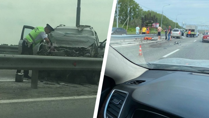 Пьяный водитель Hyundai сбил дорожного рабочего на трассе под Красноярском
