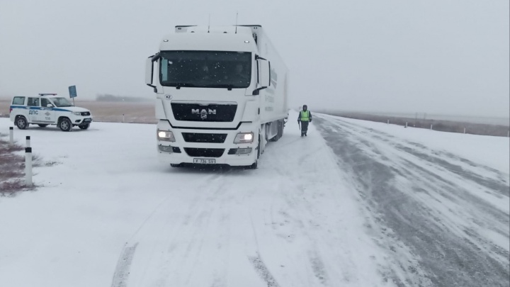 На трассе М-5 в Челябинской области сняли ограничения, введенные из-за непогоды