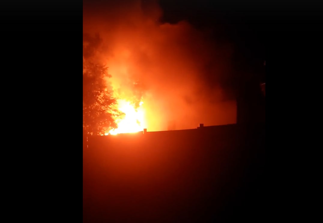 Пожар ночью произошел в детском саду в Чите