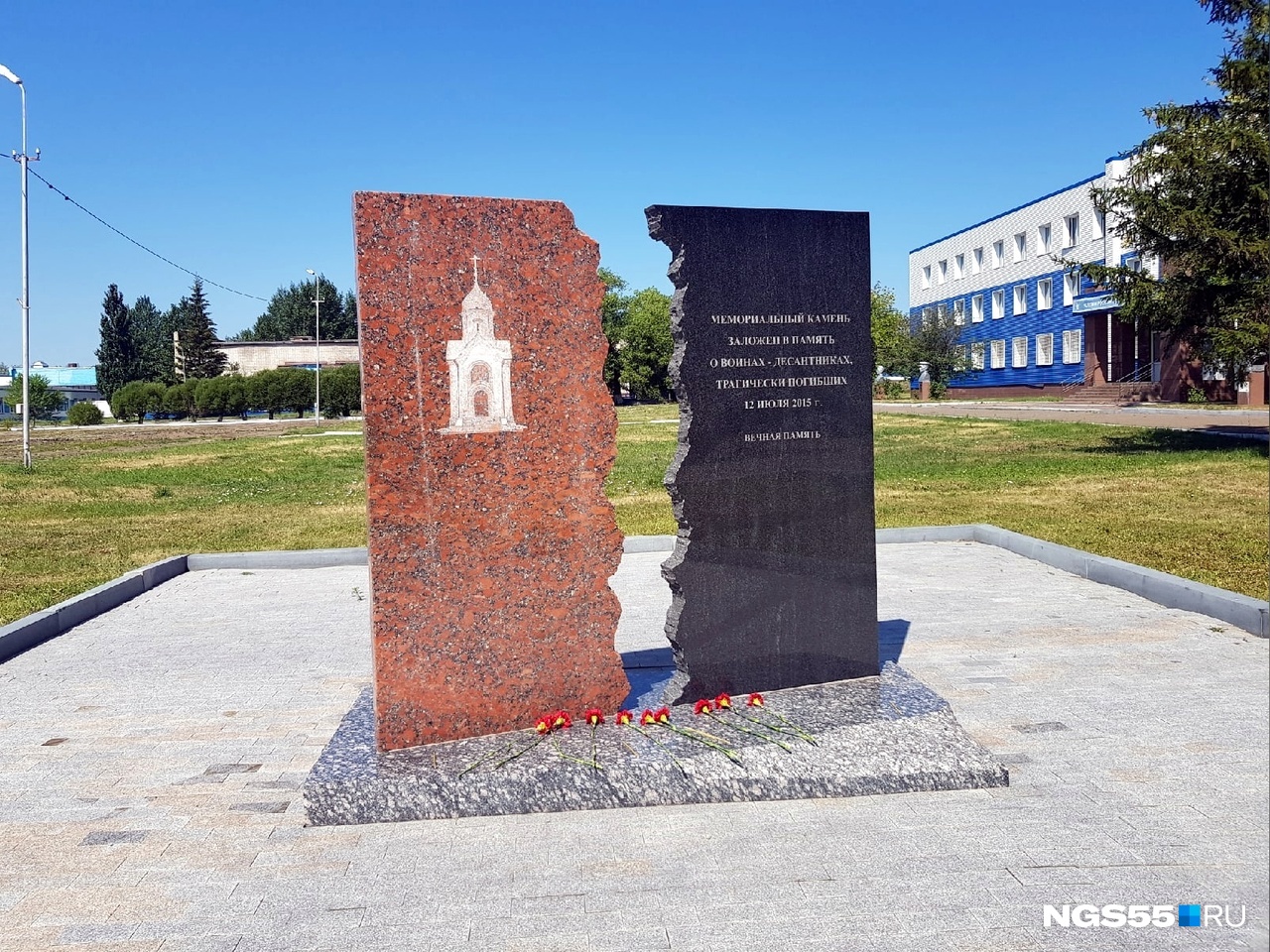 На территории 242-го учебного центра ВДВ заложили мемориальный камень в память о погибших