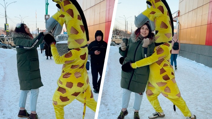 «Замёрзли, бусинки?»: в центре Ярославля аниматоры в костюмах животных разводят людей на деньги