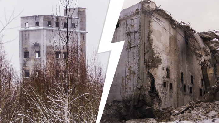 В Ярославской области взорвали старый элеватор. Процесс записали на видео