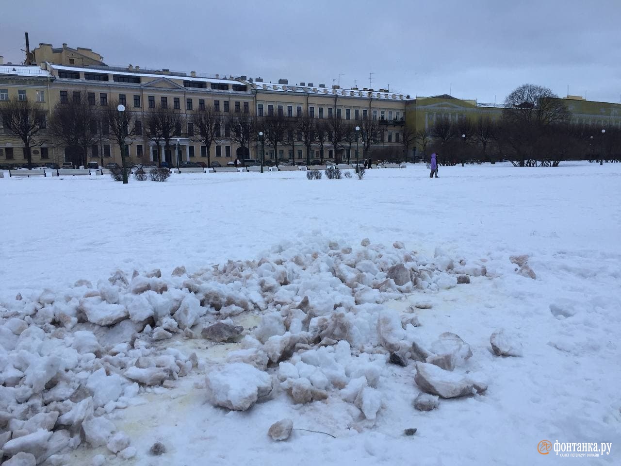 марсово поле зимой в санкт петербурге