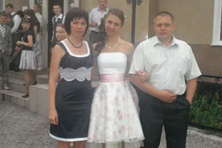 Евгения Кузьмина (Пушкарева) с родителями