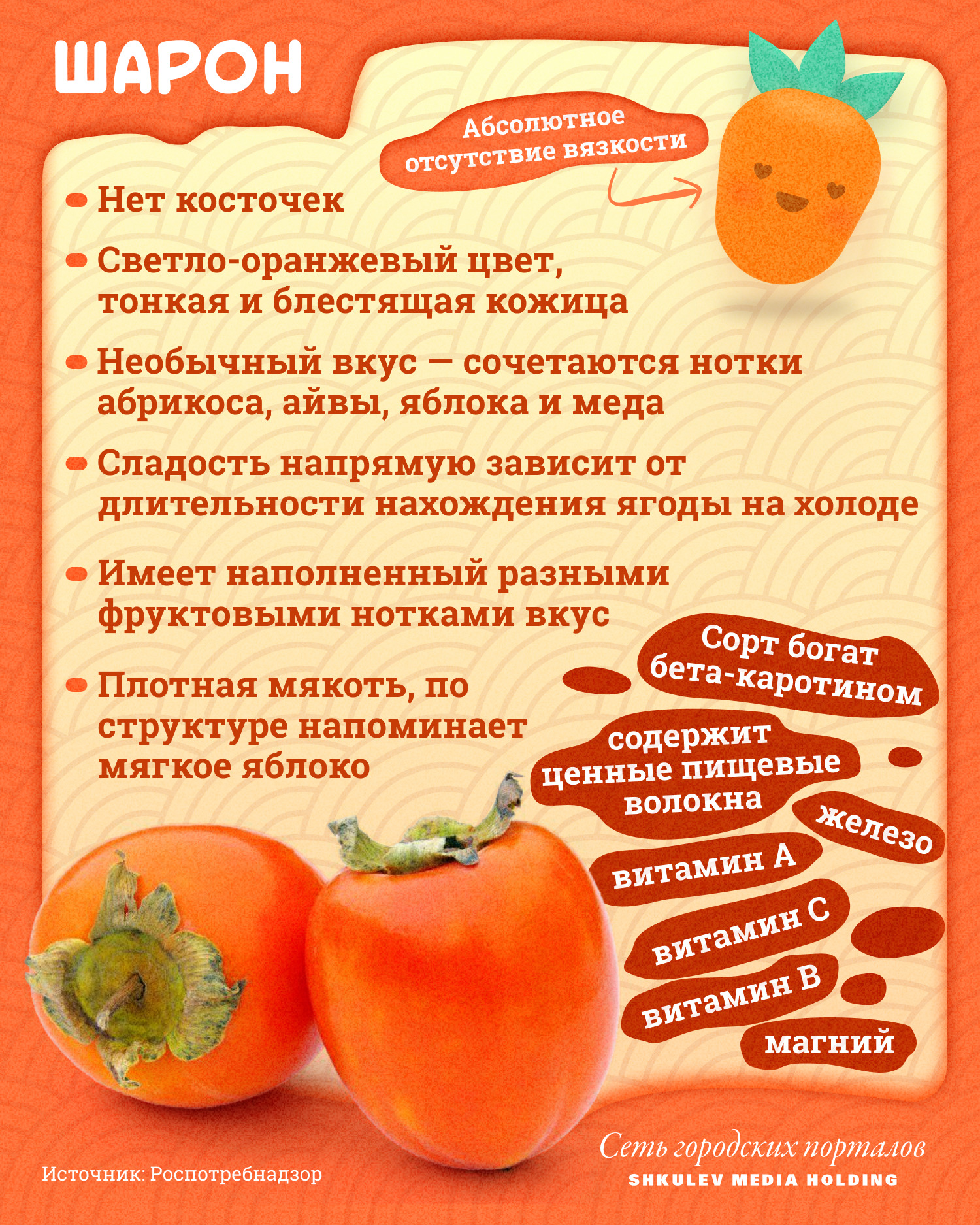 Как узнать хурму Шарон на прилавке Как узнать хурму Шарон на прилавке