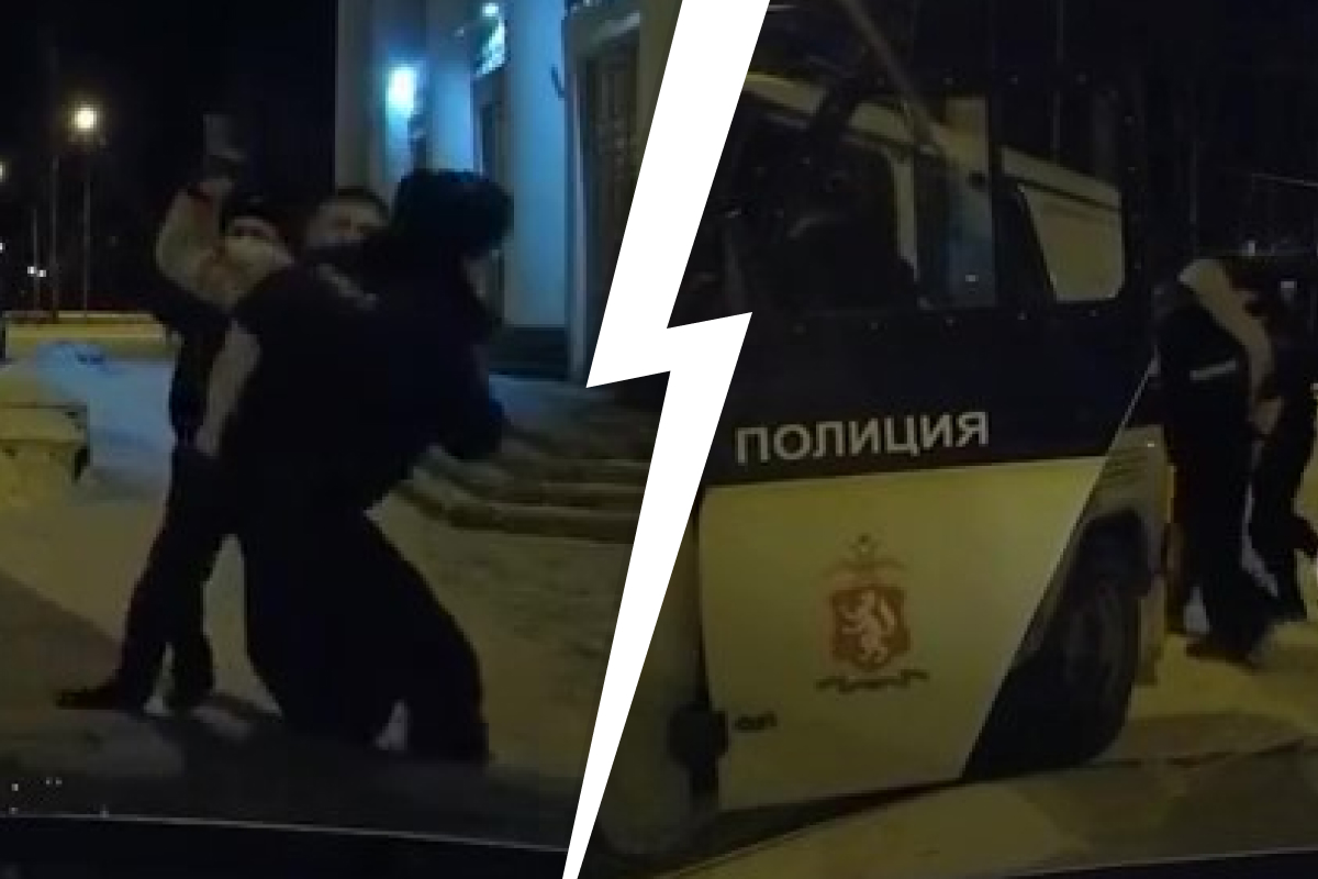 В машине остался ребенок. На Урале полицейские жестко задержали мужчину без маски: видео