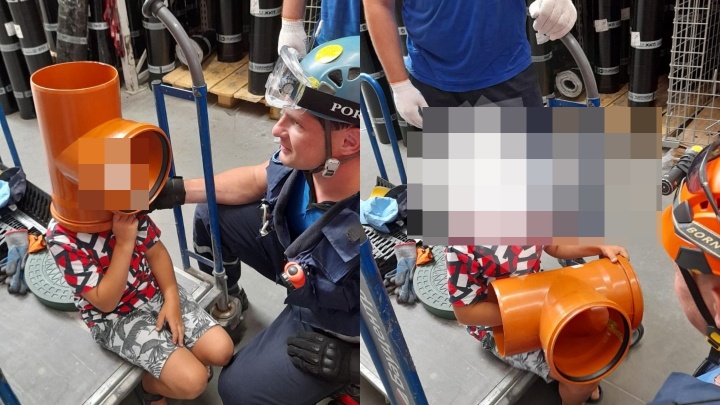 Ребенок застрял головой в трубе в строительном магазине в Новороссийске