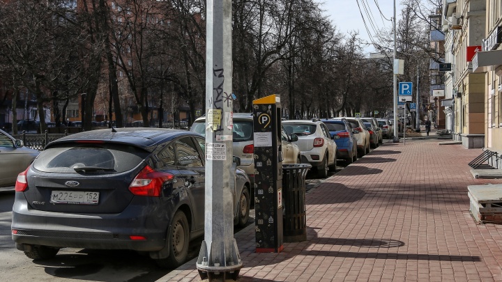 Платные парковки в Нижнем Новгороде продолжают работать в тестовом режиме