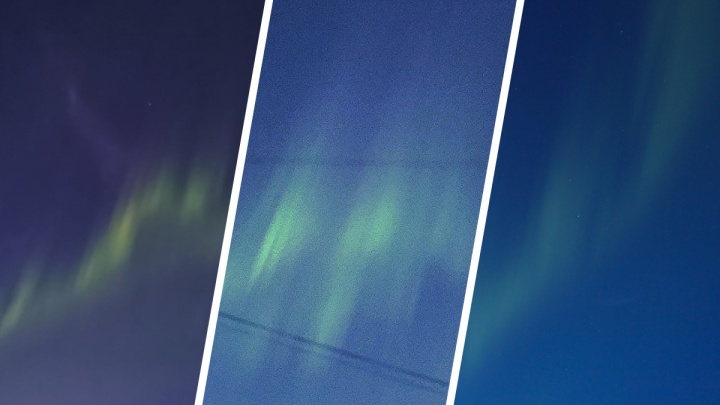 «Небо переливалось зелеными красками»: сегодня в Архангельске видели северное сияние