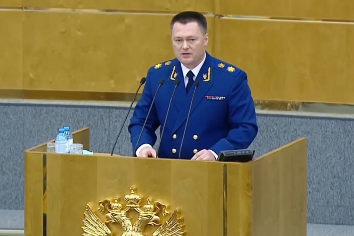 Игорь Краснов выступил с докладом на заседании Госдумы во вторник, 16 ноября