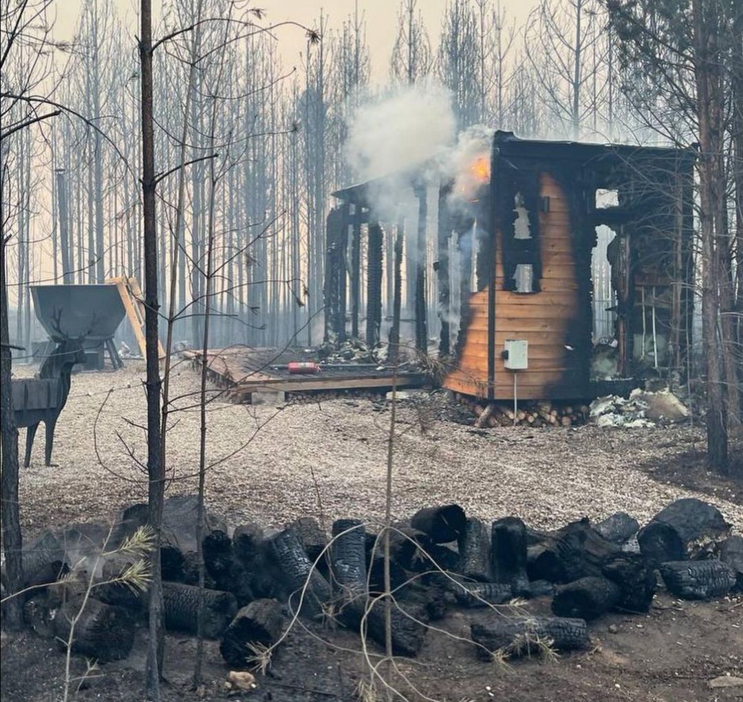 Сгоревшая база отдыха «Лес»