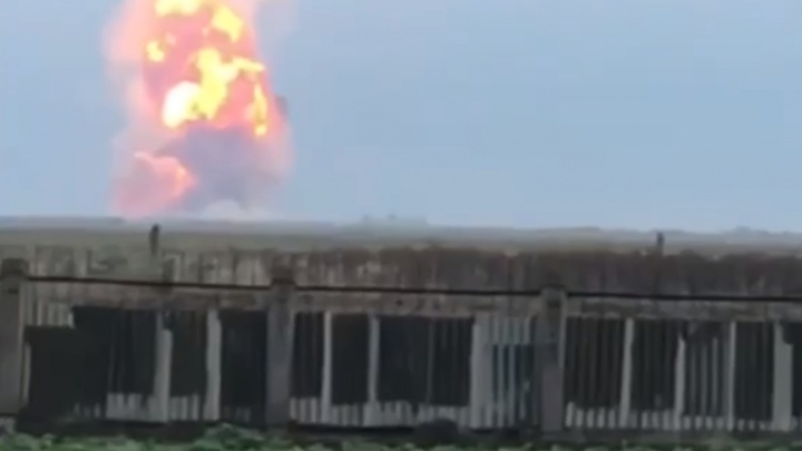 В Крыму произошла серия взрывов на подстанции