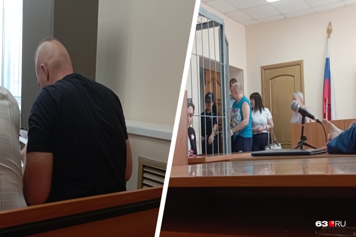 Один из подсудимых — Кирилл Чупров (слева) приговор выслушал в зале, второй — Алексей Борисов (справа) — в клетке Один из подсудимых — Кирилл Чупров (слева) приговор выслушал в зале, второй — Алексей Борисов (справа) — в клетке