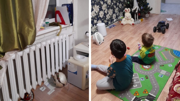 «Спим в одежде под одеялами»: мать с октября не может вылечить трех детей из-за постоянного холода в квартире
